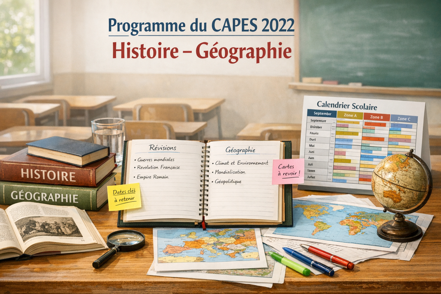 Programme CAPES 2022 : résumé clair pour réussir le concours