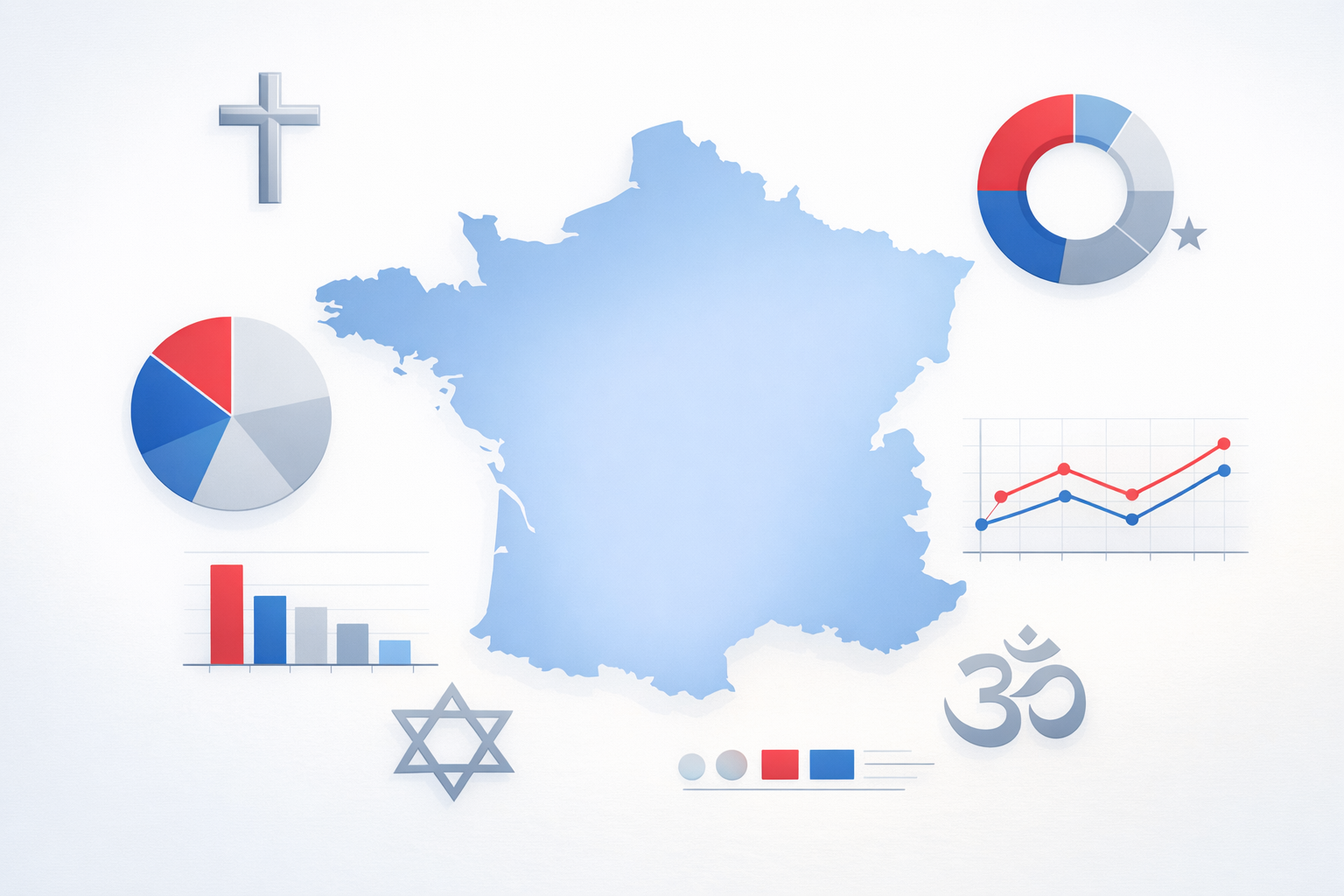 Religions en France pourcentage : chiffres fiables et nuances