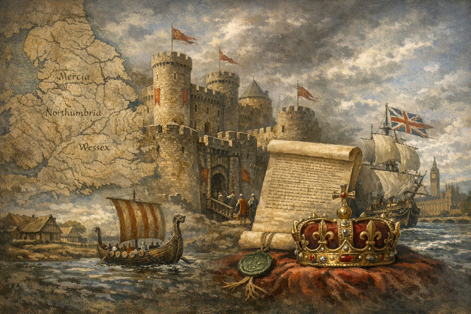 Royaume d'Angleterre : histoire, dates clés et repères