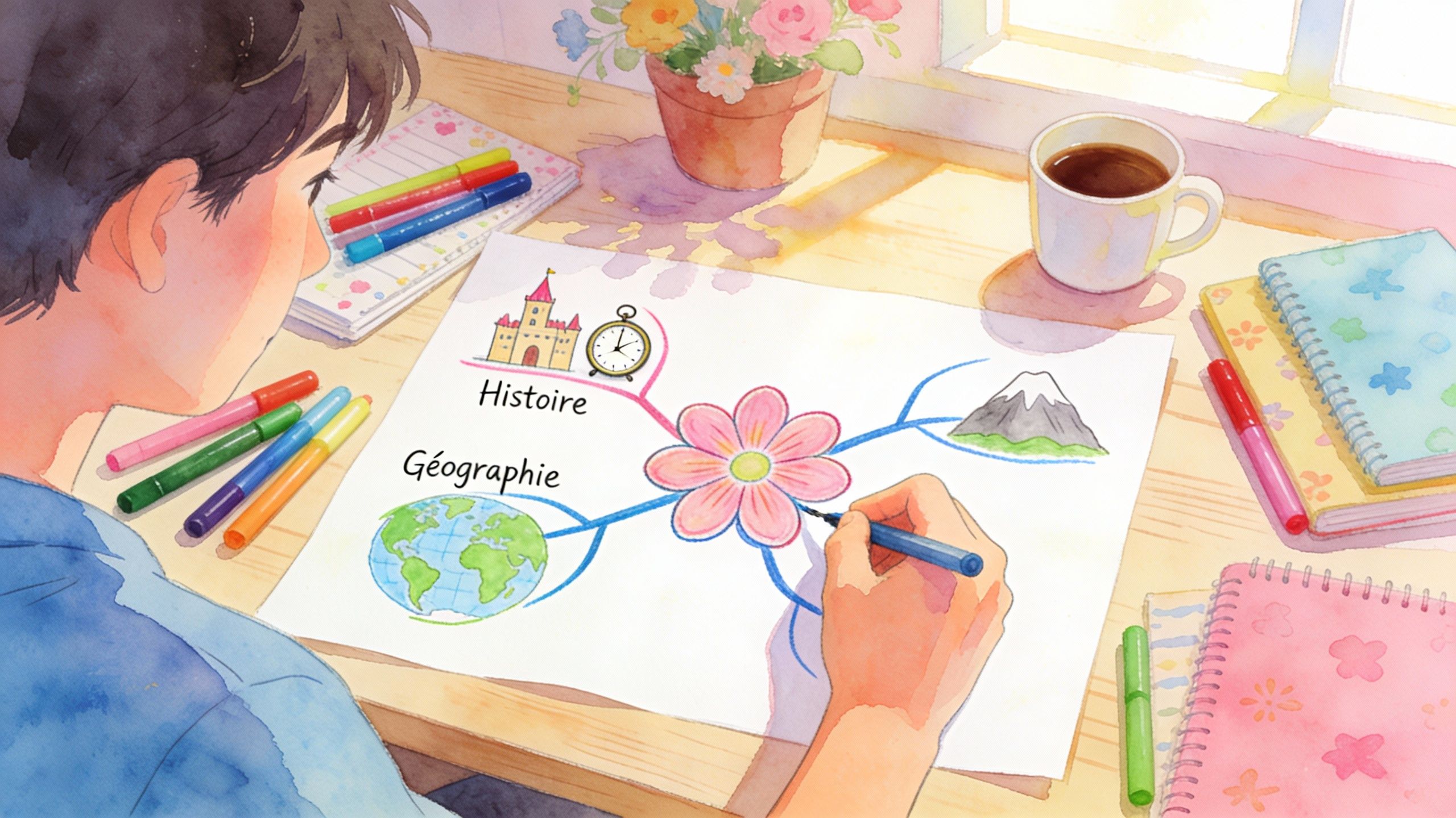 Faire une mind map pour réviser simplement