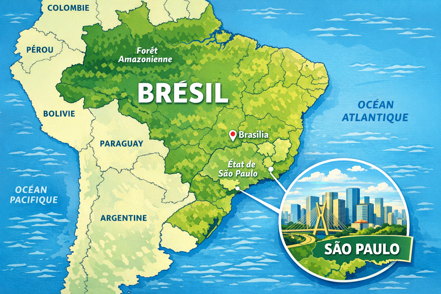 Sao Paulo carte : situer et comprendre la métropole brésilienne