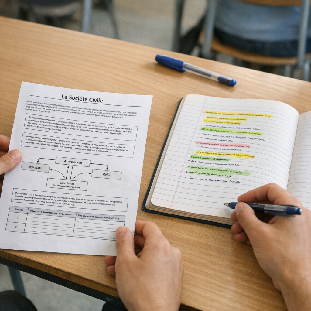 Quelle est la Définition simple de la société civile au lycée ?