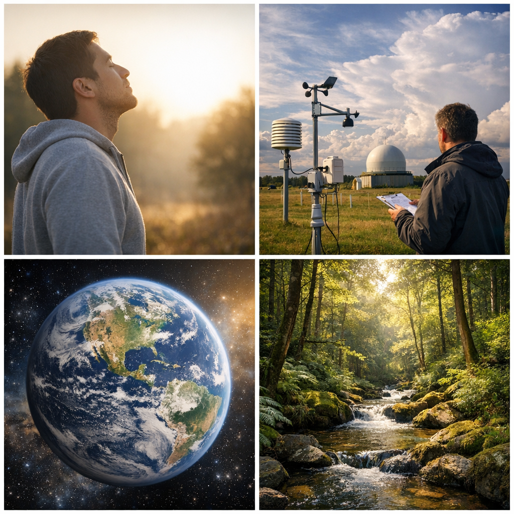 Respirer, météorologie, climatologie, Terre, écosystème&nbsp;: adapter la même grille