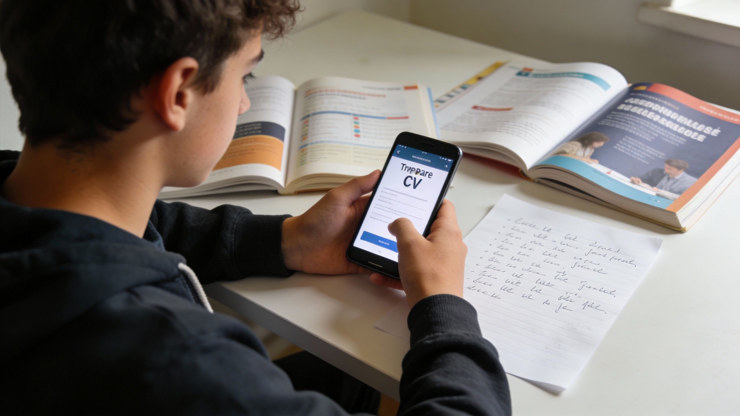 CV lycéen sans expérience : réussir son premier CV