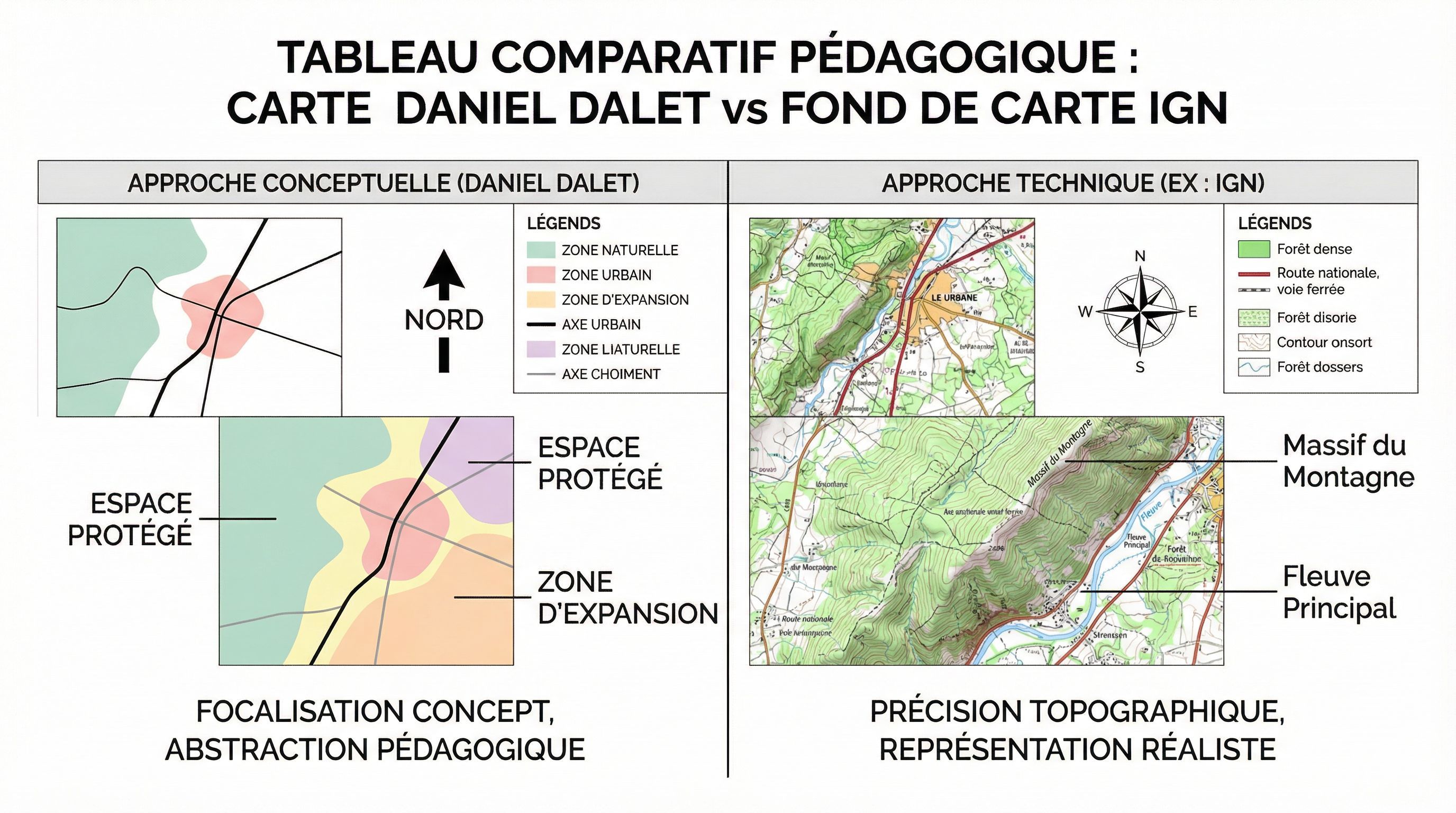 Maîtriser le croquis avec la carte Daniel Dalet