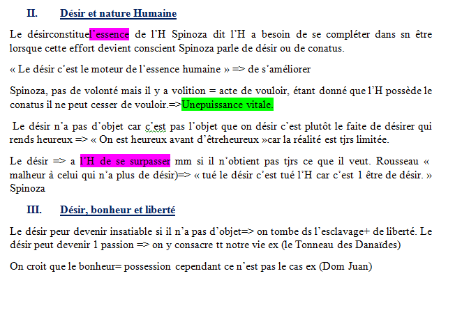 Fiche de révision – Philosophie – Le désir, par Magid NOMA