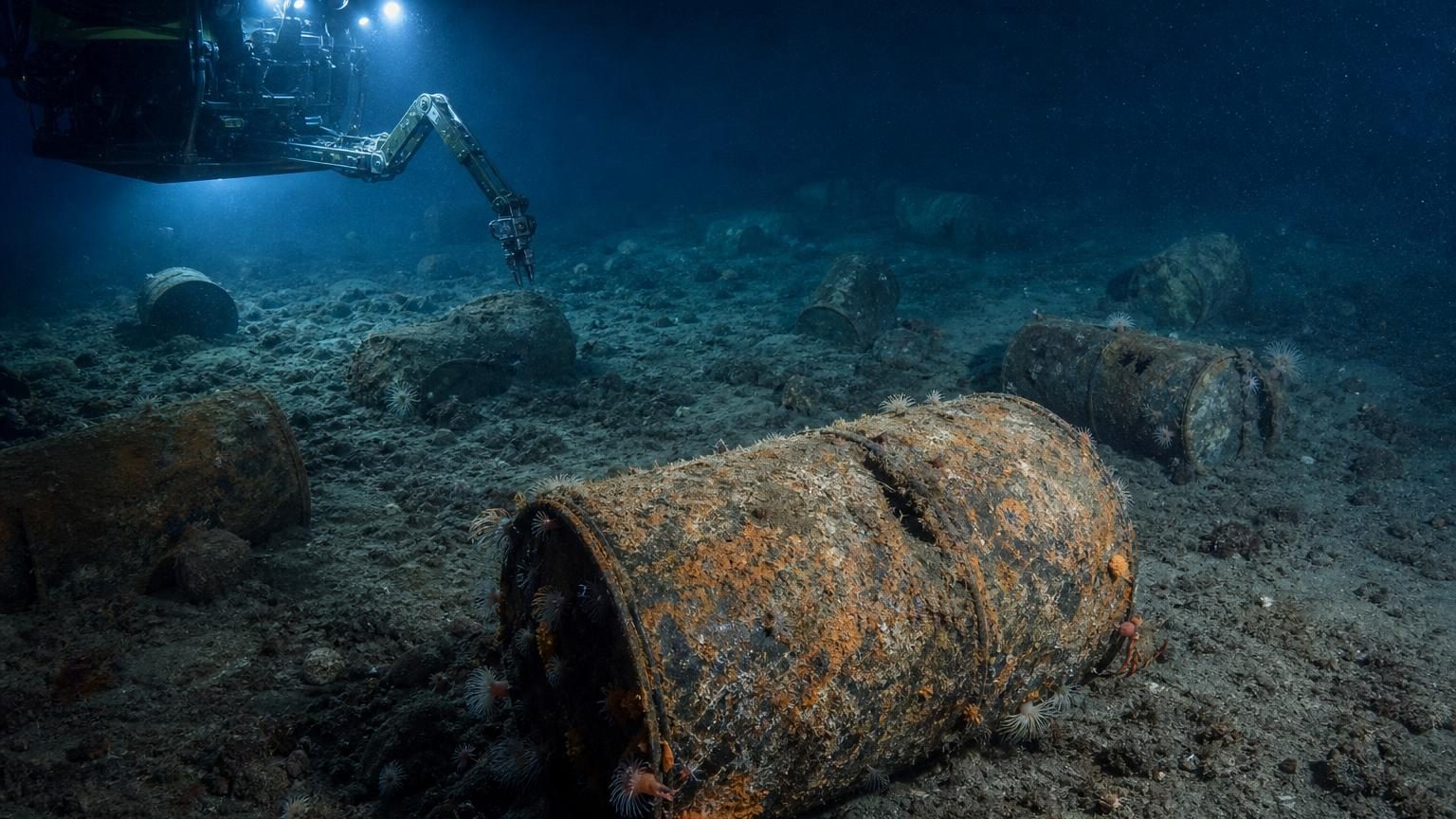 200 000 fûts de déchets radioactifs immergés dans l’Atlantique : ce que les scientifiques y ont retrouvé des décennies plus tard