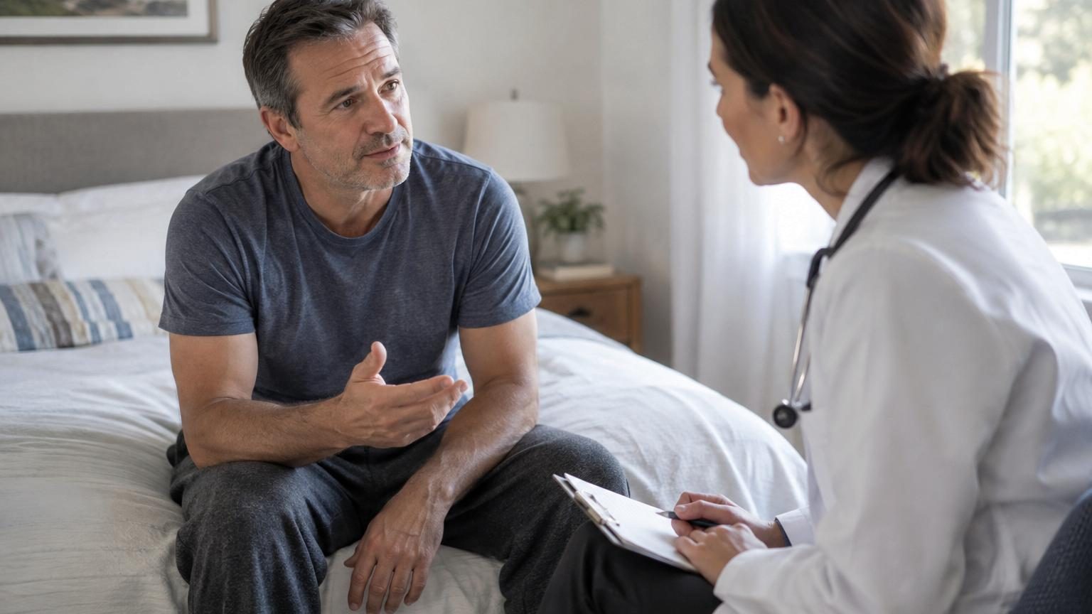 Schéma scientifique montrant des données statistiques et un graphique d'étude médicale sur le cancer de la prostate en contexte de recherche académique