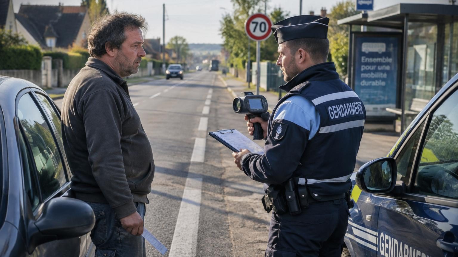 Flashé à 73 km/h au-dessus de la limite : ce détail inattendu lui a permis d&rsquo;échapper à toute sanction