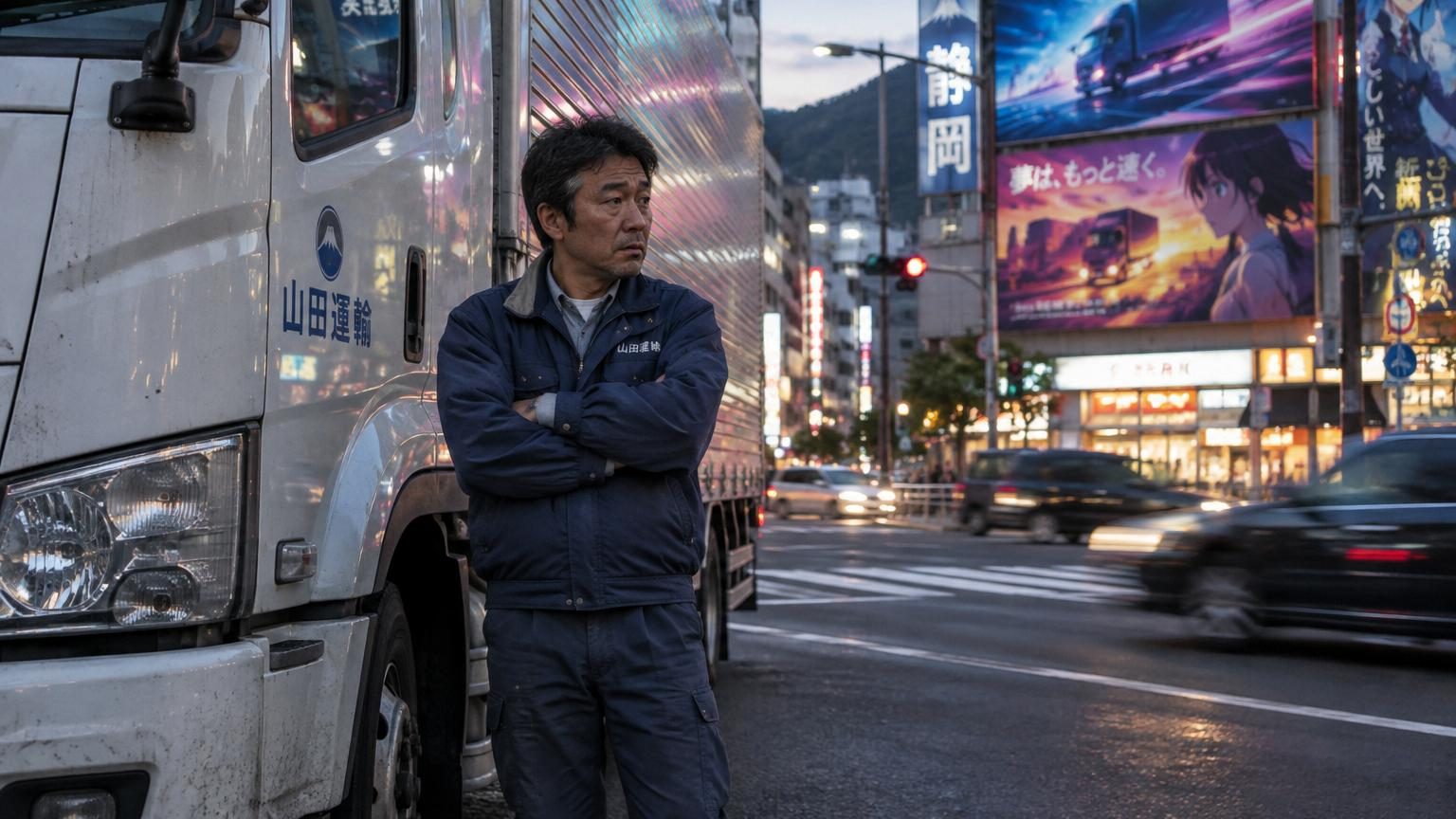Au Japon, les routiers en ont assez d&rsquo;un cliché des animés : ce camion qui écrase le héros dès la première scène