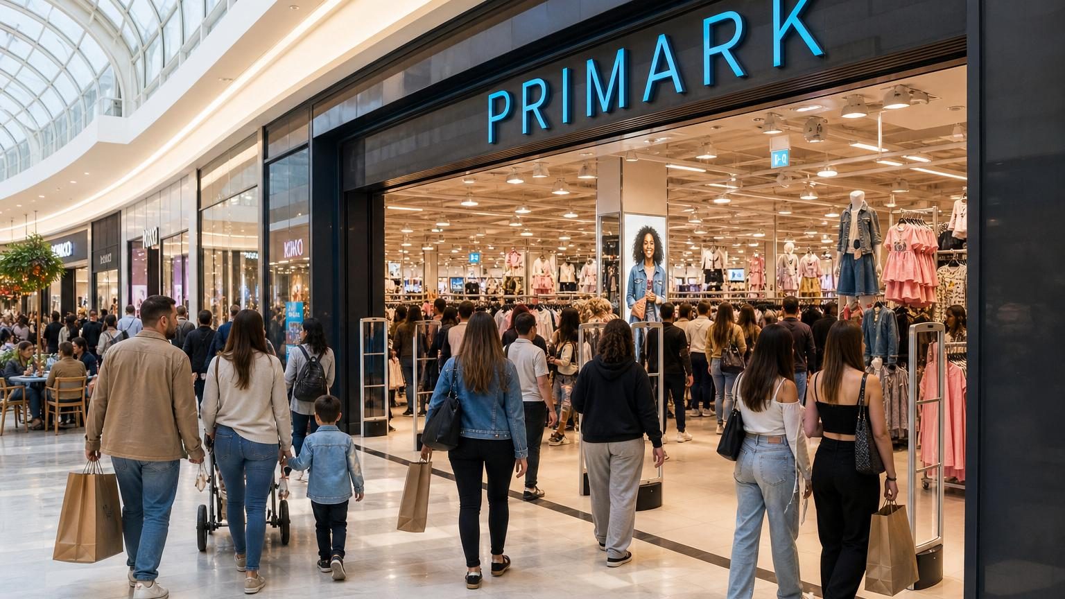 Avec 102 millions d’euros pour huit magasins, Primark accélère en France : son pari repose sur des surfaces très ciblées