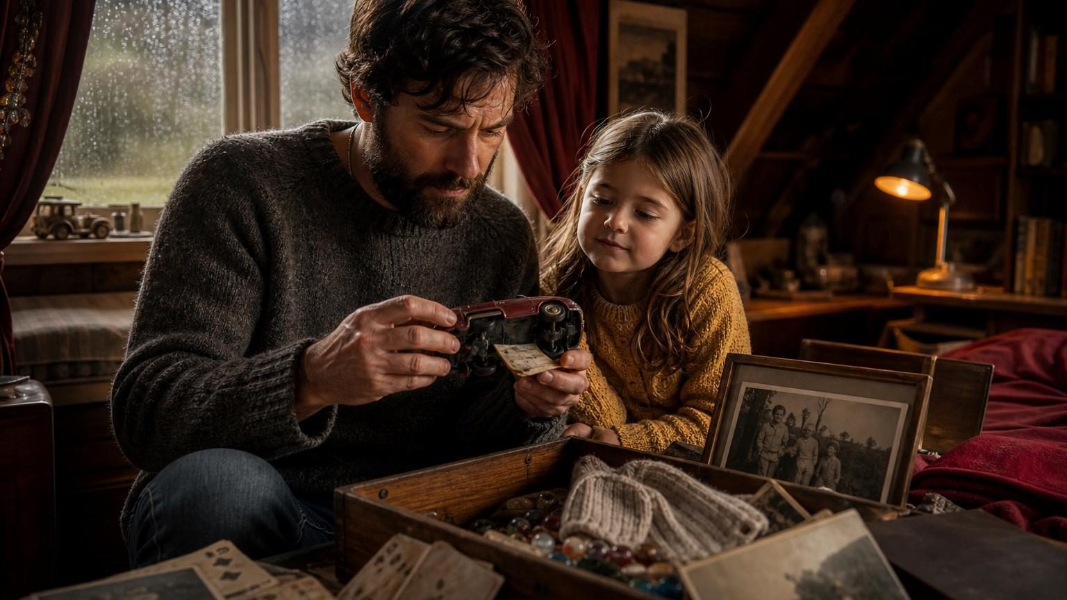 Ce père a retrouvé un vieux jouet d’enfance dans une boîte à souvenirs : « Un secret enfin mis au jour »