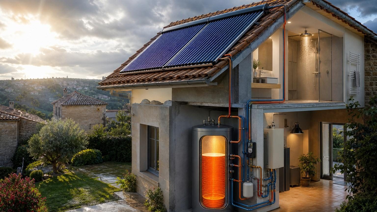 Chauffe-eau solaire : quelle part de vos besoins en eau chaude peut-il réellement couvrir en France