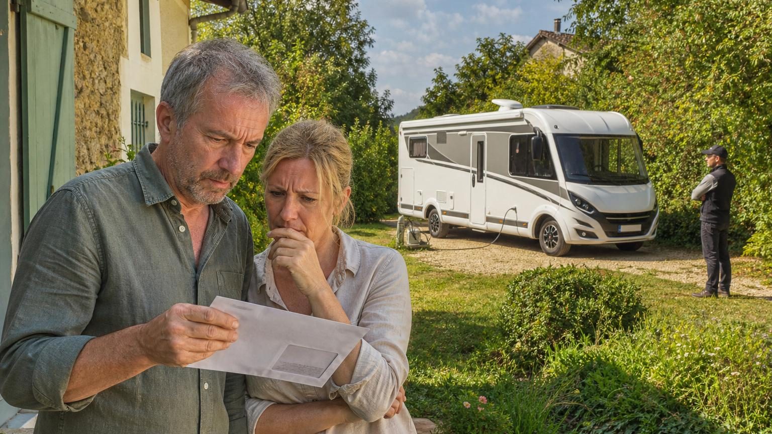 Christophe et Isabelle laissent leur camping-car sur leur terrain toute l&rsquo;année : quatre ans plus tard, la mairie tombe sur un problème