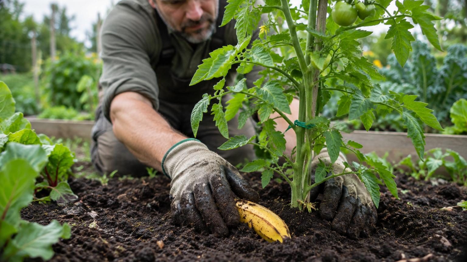 De plus en plus de jardiniers enterrent des bananes au pied de leurs plantes : voici pourquoi ça fonctionne vraiment