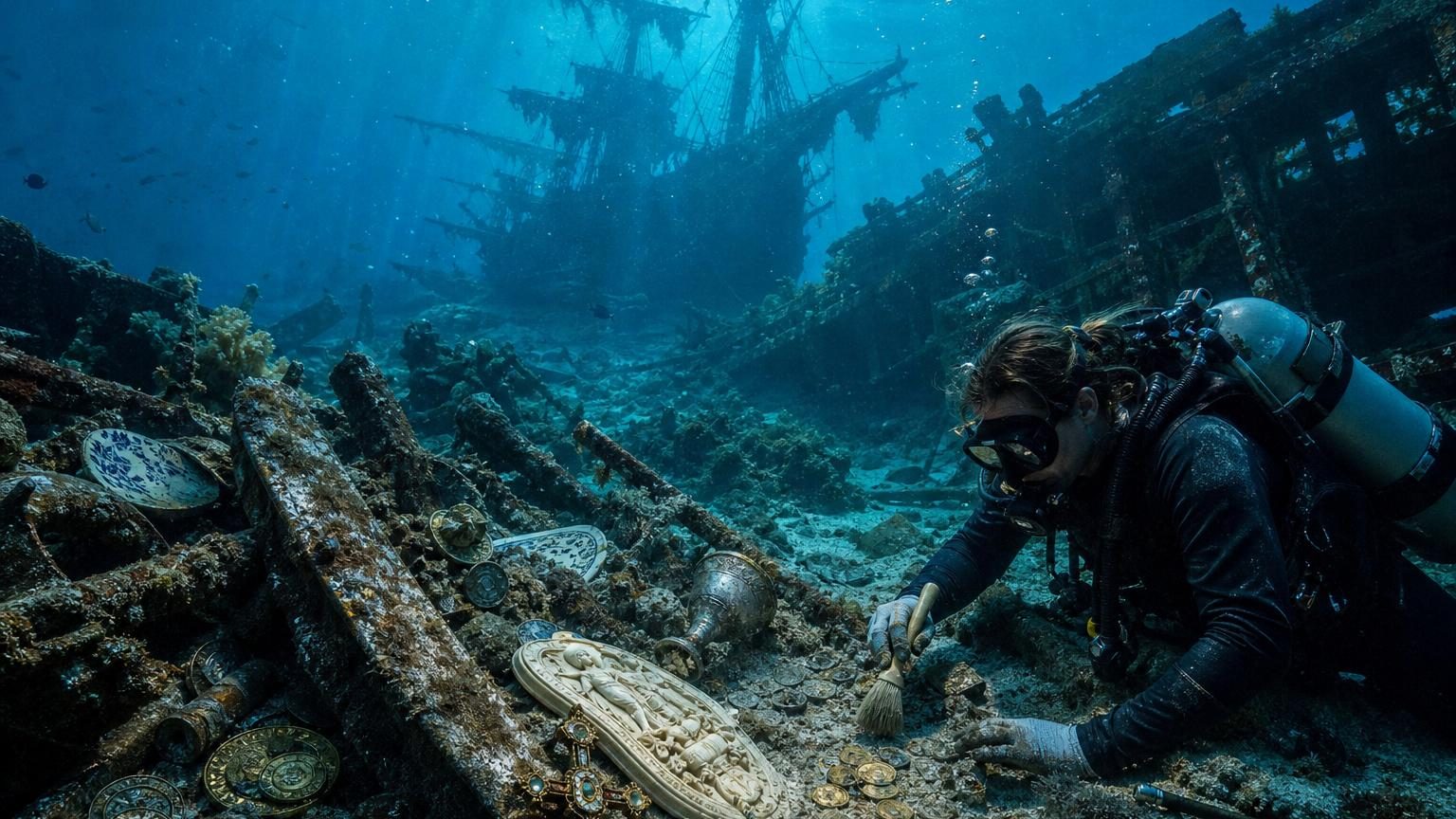 Des archéologues retrouvent une épave vieille de 300 ans dans ce qui fut l&rsquo;un des repaires de pirates les plus redoutés de la planète