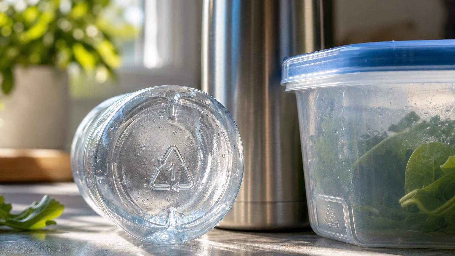 Des chiffres gravés au fond des bouteilles en plastique : ce qu&rsquo;ils disent sur la réutilisation