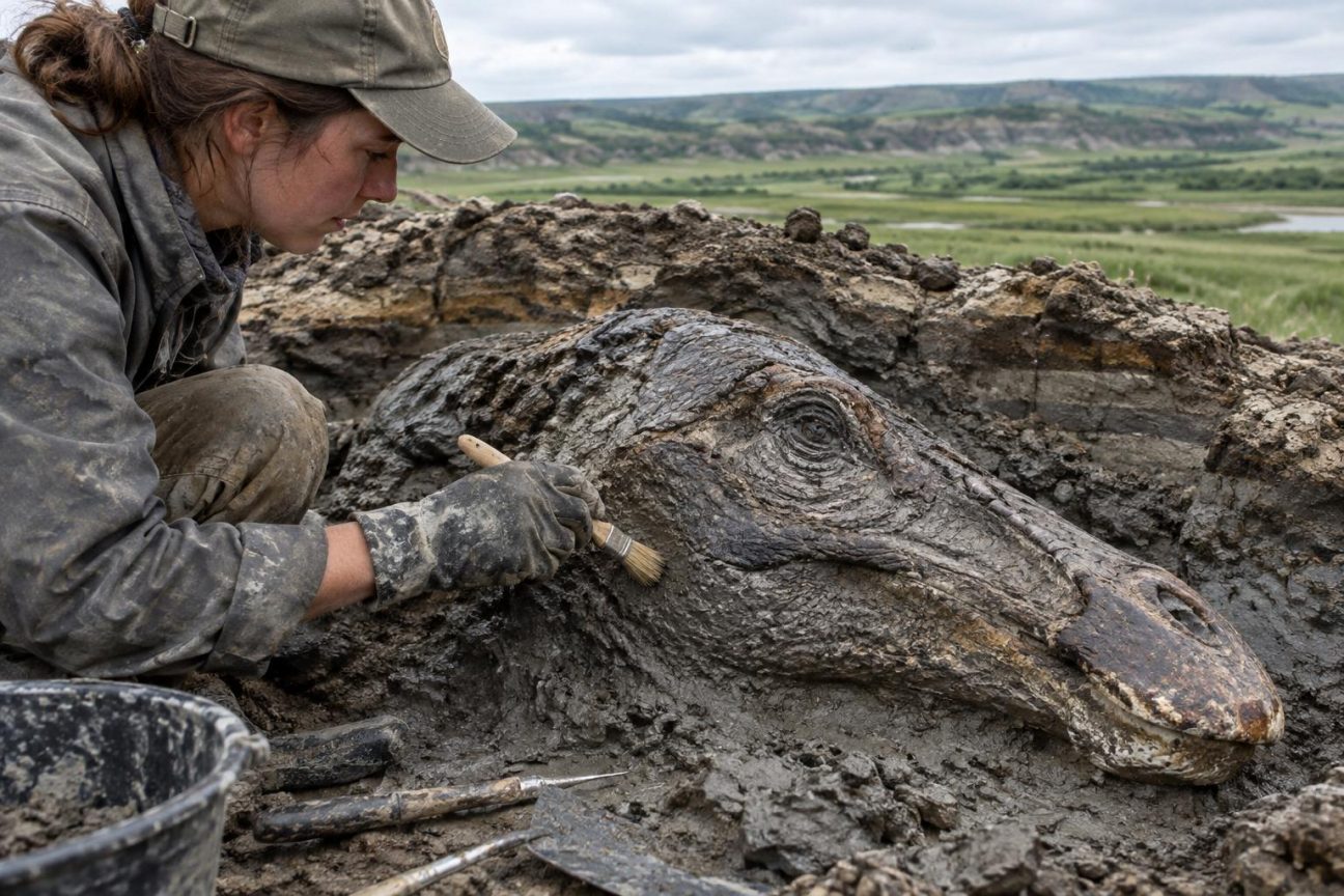 Des dinosaures retrouvés « momifiés » aux États-Unis : ce ne sont ni les hommes ni le désert qui les ont conservés 66 millions d'années