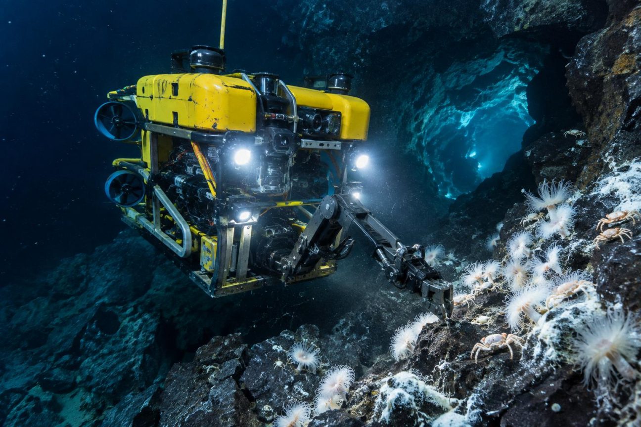 Des robots plongent à 2 500 mètres sous la surface : ce qu'ils trouvent dans les cavités volcaniques n'était ni prévu ni connu