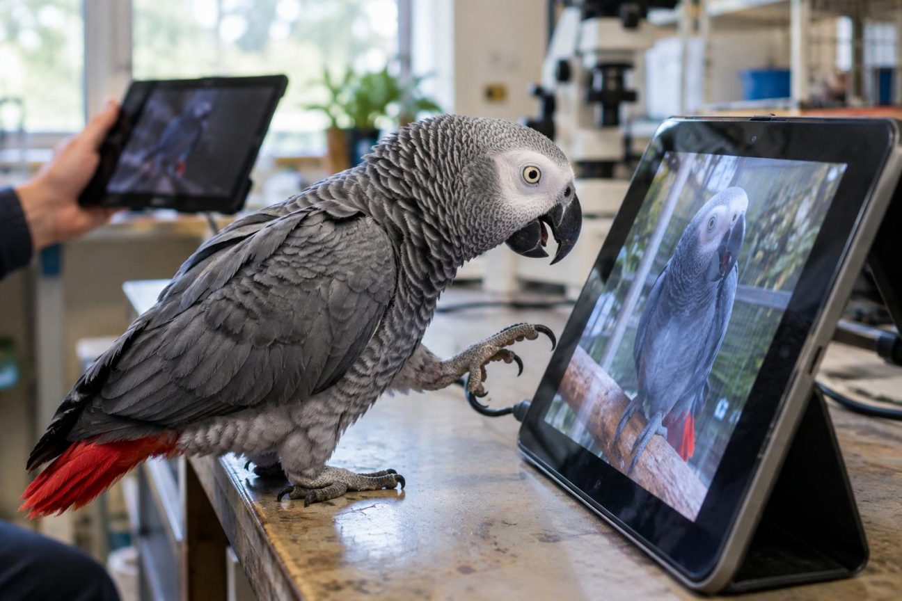 Des scientifiques apprennent à des perroquets à passer des appels vidéo : ce qu'ils ont choisi face aux vidéos préenregistrées