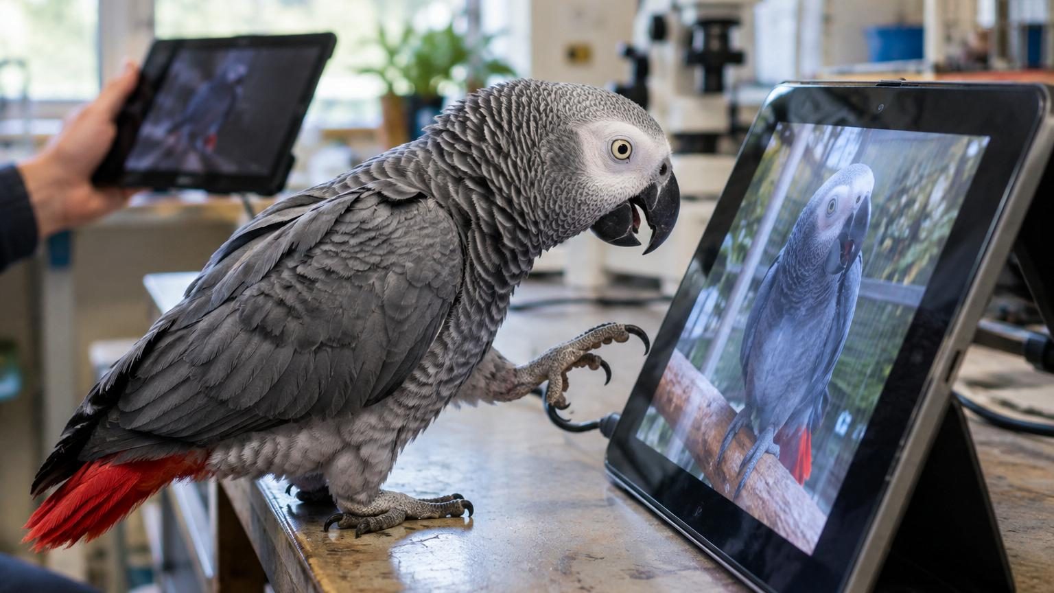 Des scientifiques apprennent à des perroquets à passer des appels vidéo : ce qu'ils ont choisi face aux vidéos préenregistrées