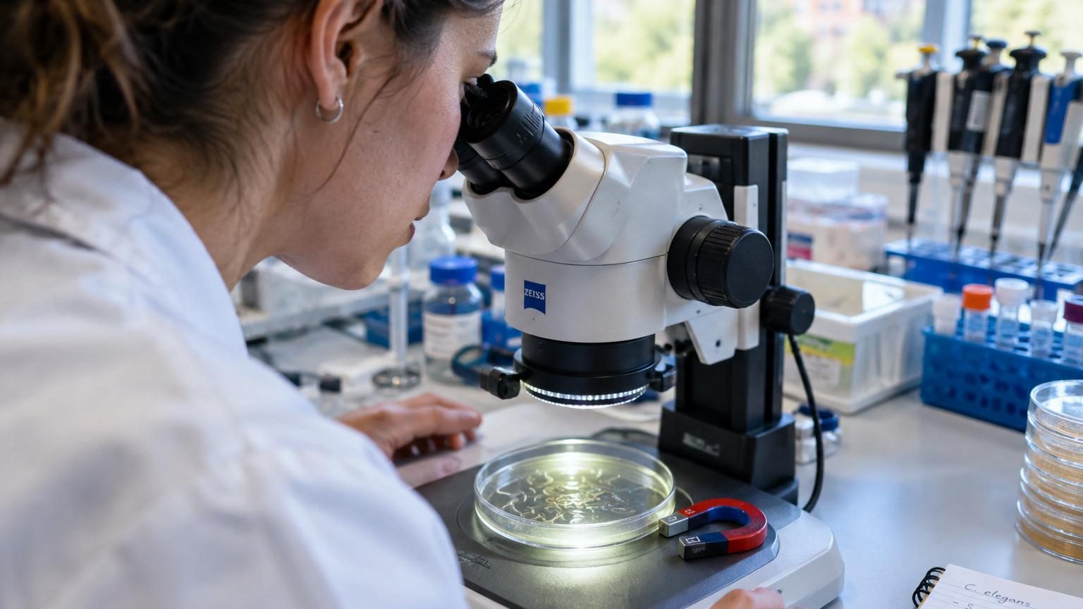 Des scientifiques donnent une bactérie magnétique à des vers : ils vivent 43 % plus longtemps