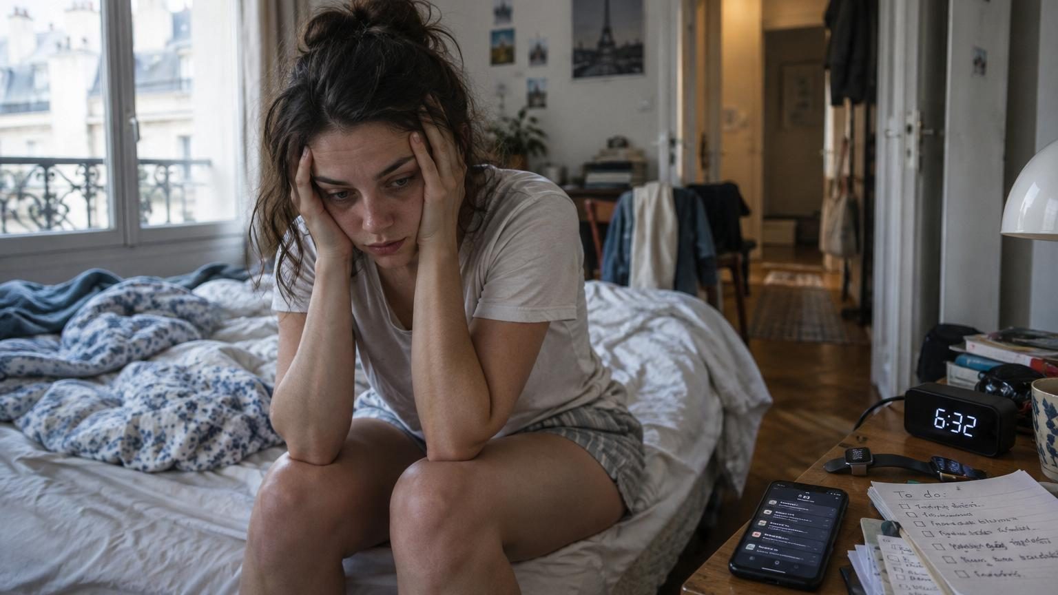 Huit heures de sommeil et pourtant épuisée chaque matin : une étude identifie ce qui empêche réellement le cerveau de récupérer