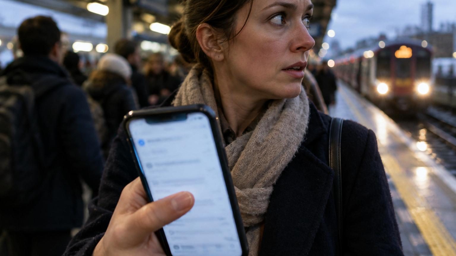 Écran d'iPhone affichant un courriel avec la signature automatique « Envoyé de mon iPhone » en bas du message, illustrant le sujet de l'article sur cette formule par défaut.