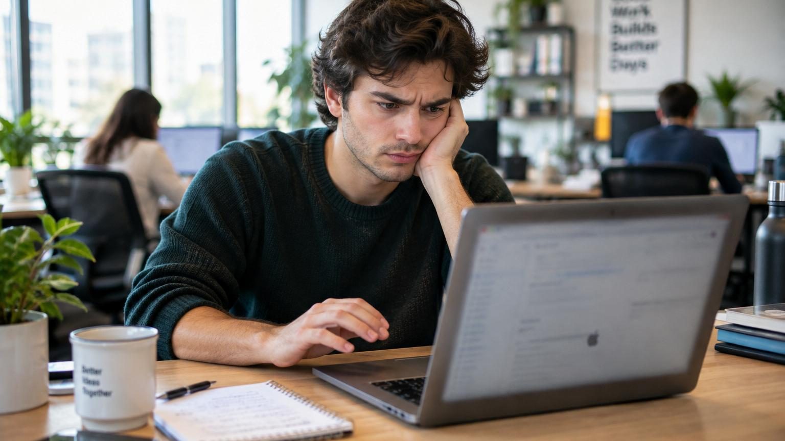Illustration d'une boîte de réception avec plusieurs e-mails affichant des ouvertures standard, contrastant avec un message se démarquant par une première ligne personnalisée et pertinente.