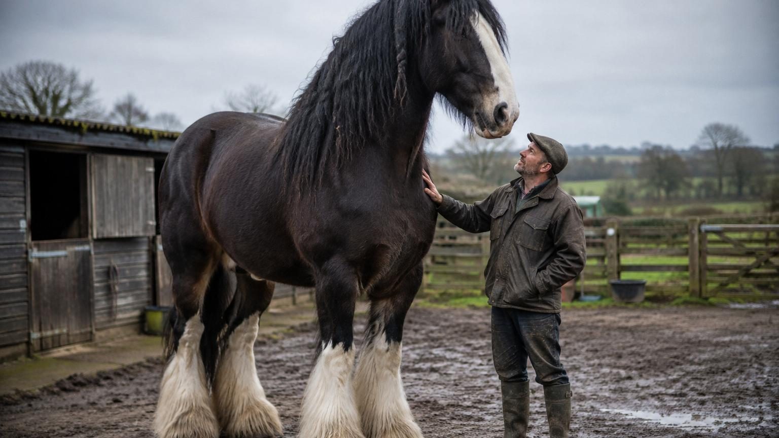 Il mesure 199 centimètres au garrot : Hugo est officiellement le plus grand cheval vivant du monde selon le Guinness World Records