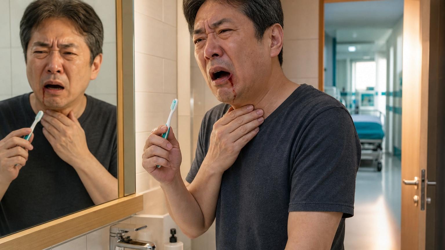 Il se brosse les dents comme tous les matins : six jours d&rsquo;hôpital pour un homme de 50 ans au Japon