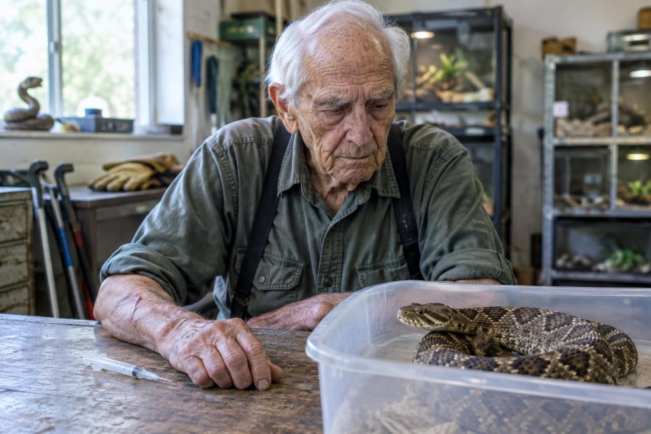 Il s'est injecté du venin de serpent pendant des décennies et a survécu à 172 morsures : il s'est éteint à 100 ans