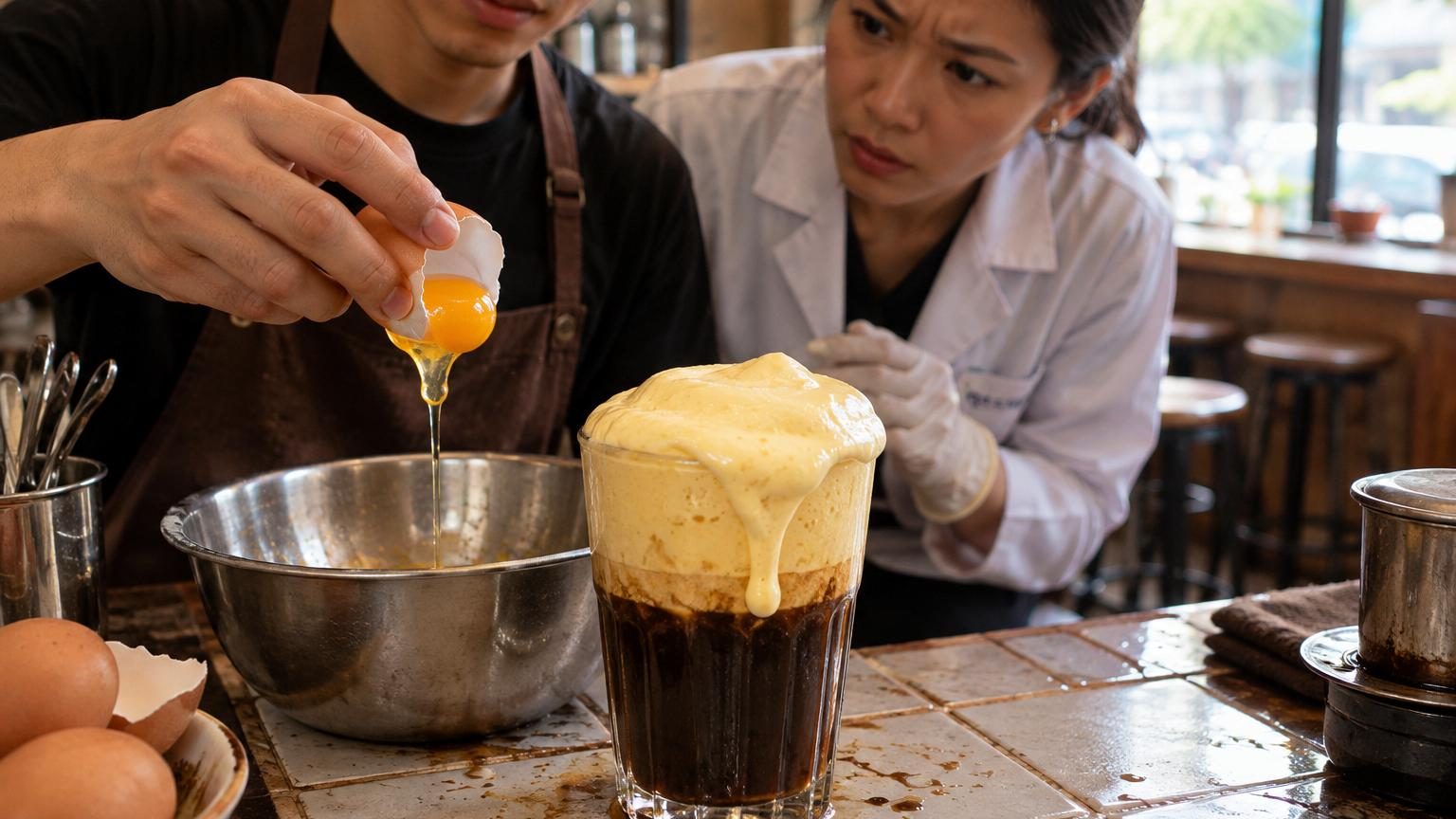 Le « café aux œufs » vietnamien devient viral sur les réseaux : un médecin alerte sur le risque caché de salmonelle