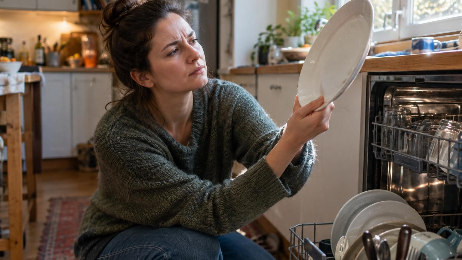 Un lave-vaisselle ou un lave-linge modernes avec un panneau de commande affichant des symboles de programmes éco et économies d'énergie.