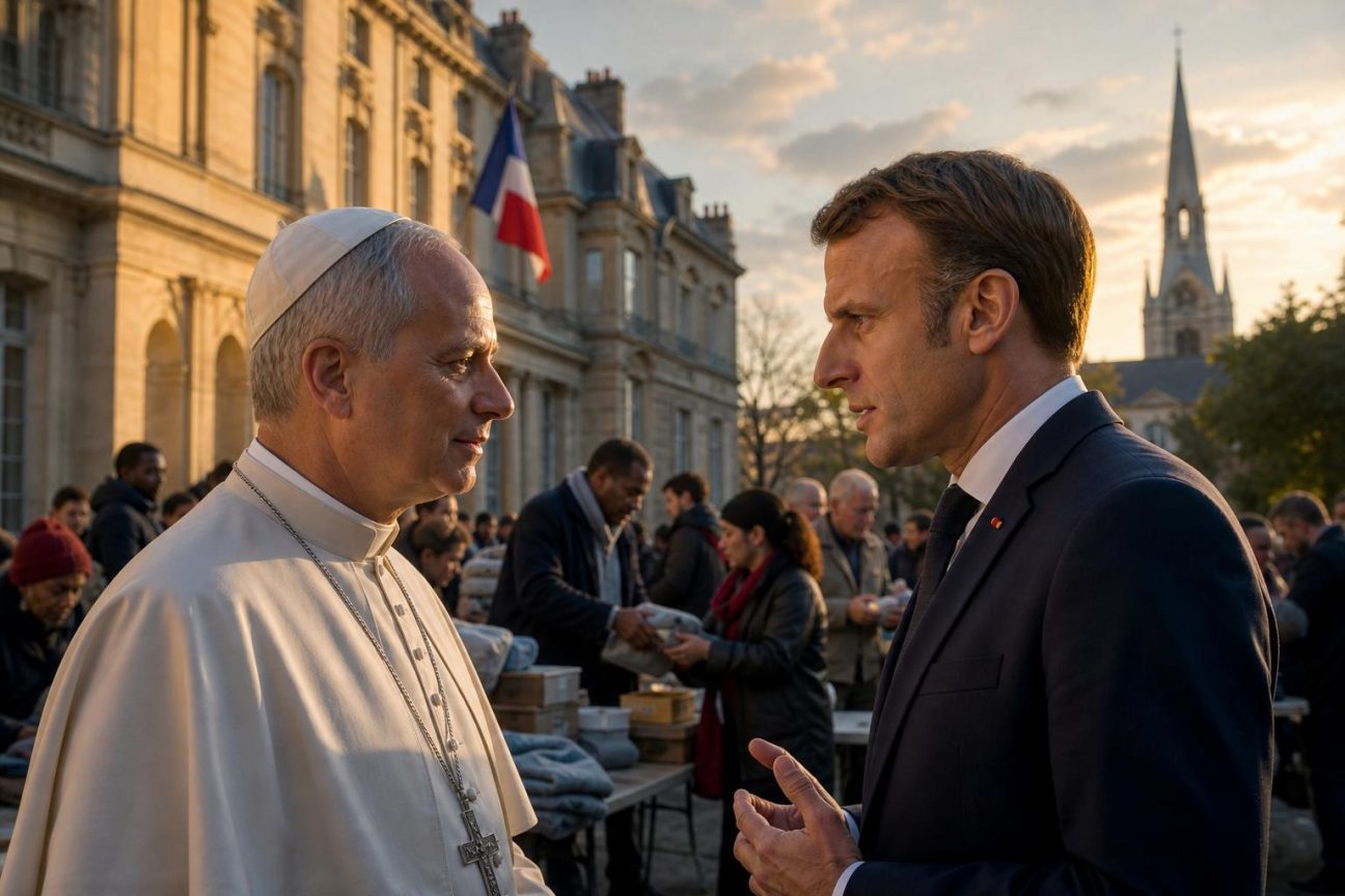 Échange diplomatique entre le pape Léon XIV et Emmanuel Macron sur le rôle des catholiques et de l'Église dans la vie publique française.