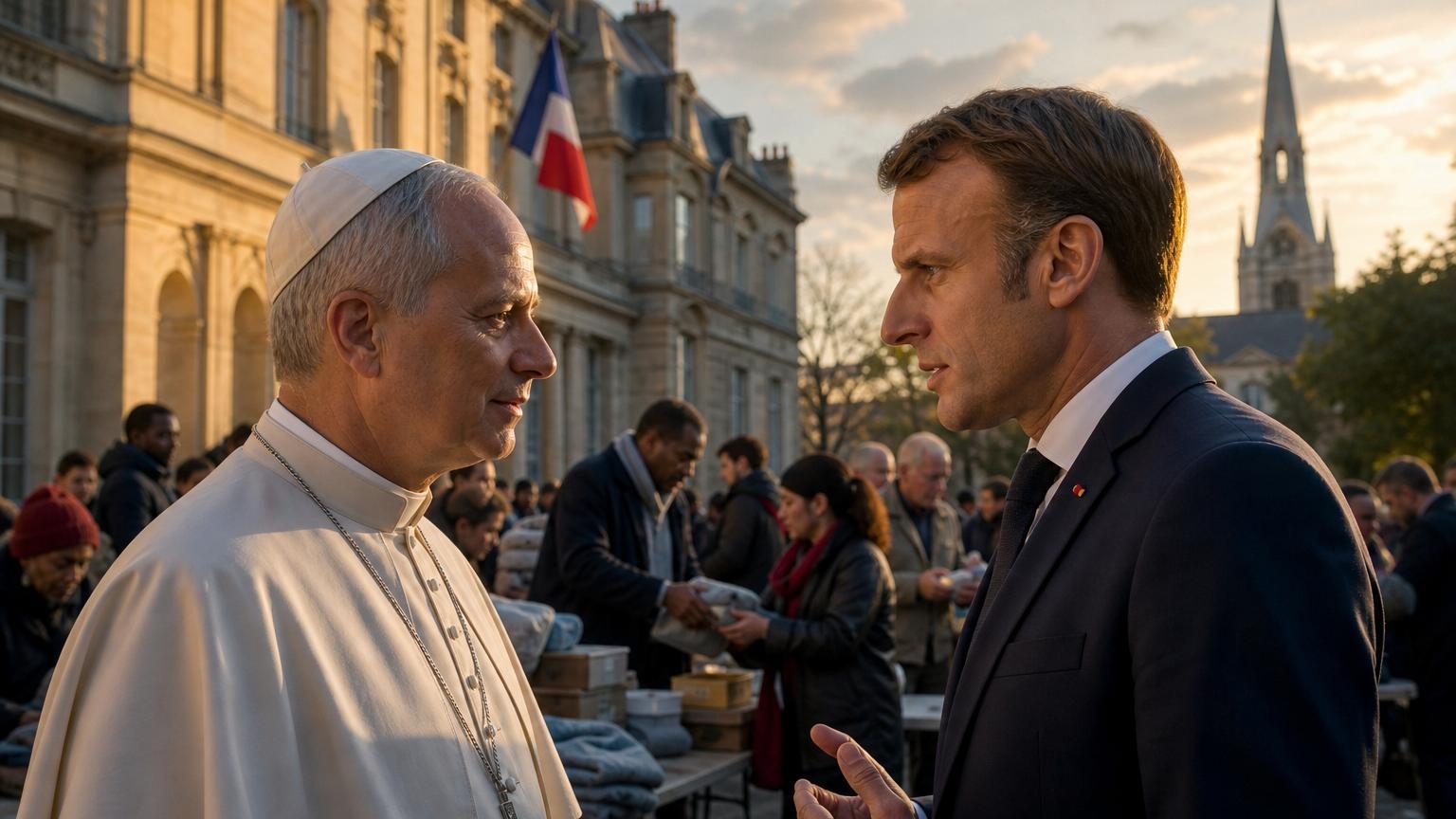 Échange diplomatique entre le pape Léon XIV et Emmanuel Macron sur le rôle des catholiques et de l'Église dans la vie publique française.