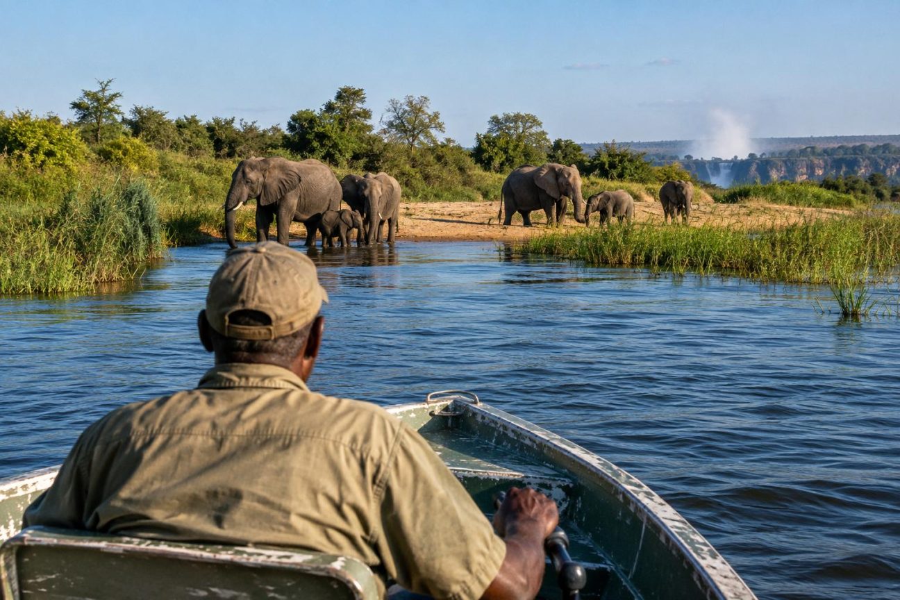 Le seul endroit au monde où 4 pays se rencontrent : cette région d'Afrique abrite des parcs nationaux et une chute d'eau mythique