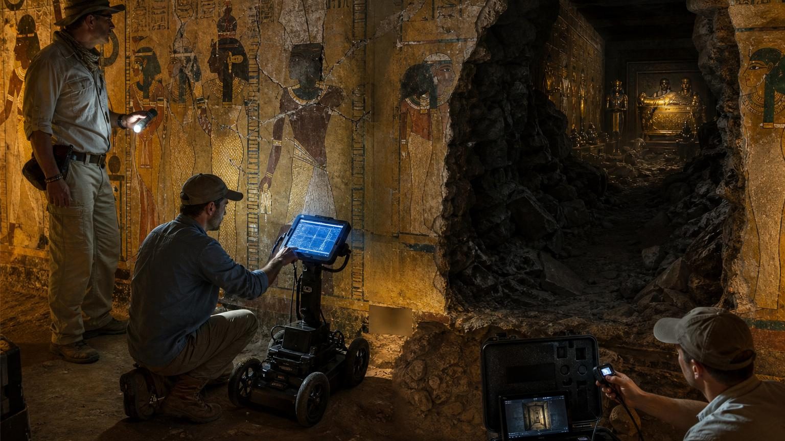 Le tombeau de Néfertiti obsède les archéologues depuis un siècle : une chambre cachée pourrait enfin détenir la réponse