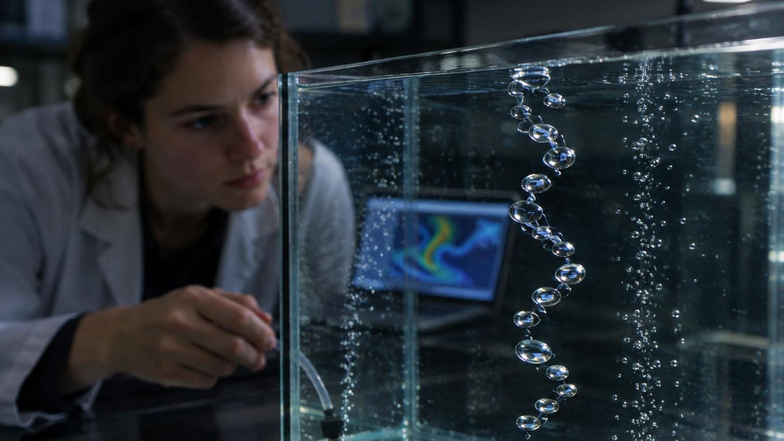 Léonard de Vinci avait observé ce détail dans l&rsquo;eau il y a 500 ans : des scientifiques viennent enfin d&rsquo;expliquer pourquoi ces bulles zigzaguent