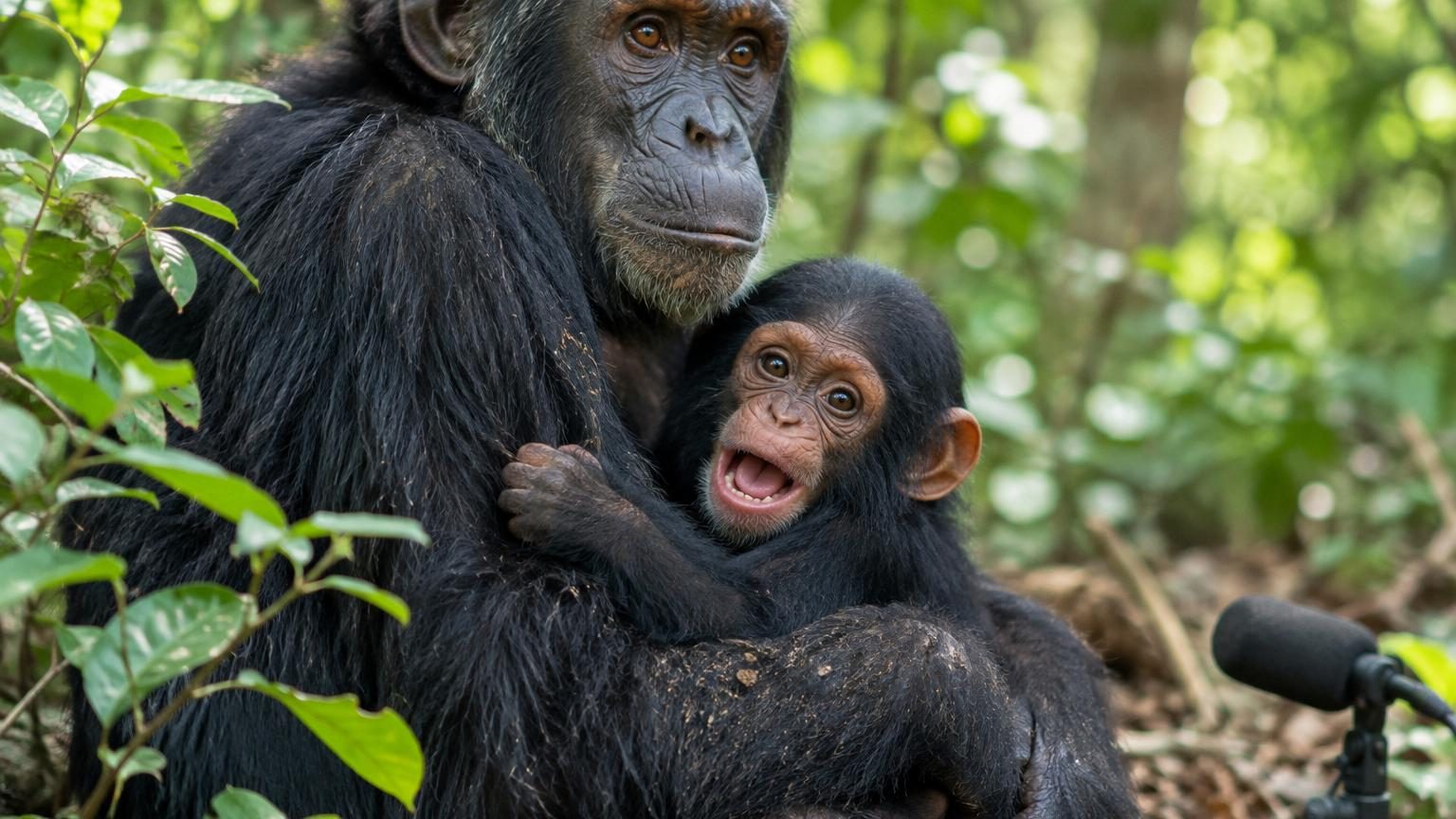 Les bébés chimpanzés développent un accent régional : seuls leurs cris de détresse restent universels, selon une étude
