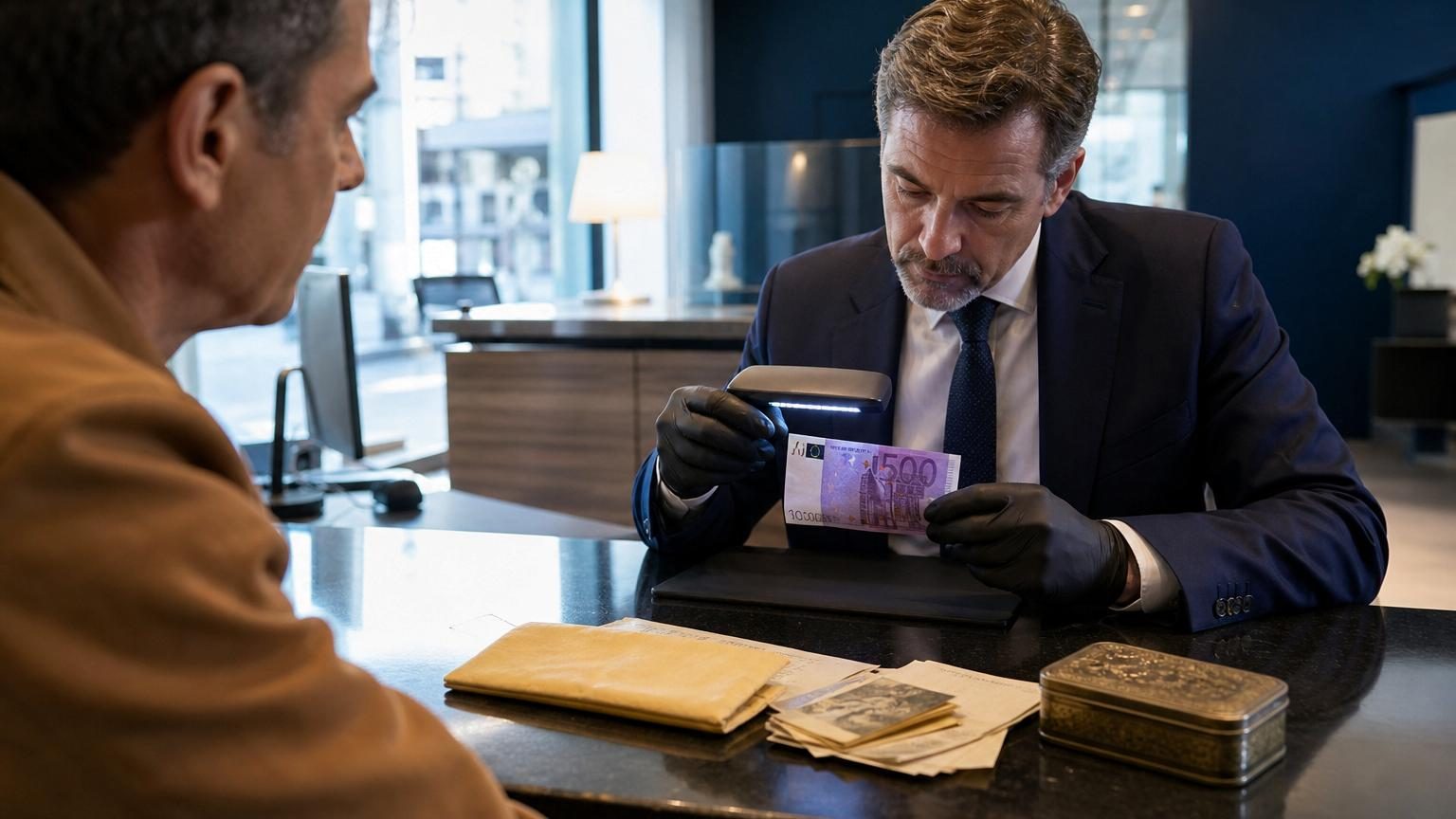 Les billets de 500 euros encore dans les tiroirs : ce qui se passe quand on vient les déposer à la banque