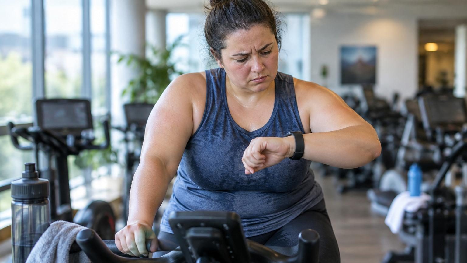 Écran d'une montre connectée affichant des statistiques de calories brûlées lors d'une séance d'exercice, symbole de la surestimation étudiée