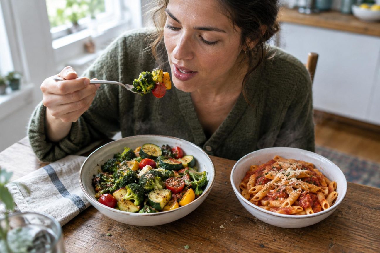 Les légumes d'abord, les pâtes ensuite : l'ordre dans lequel vous mangez compte plus que vous ne le pensez