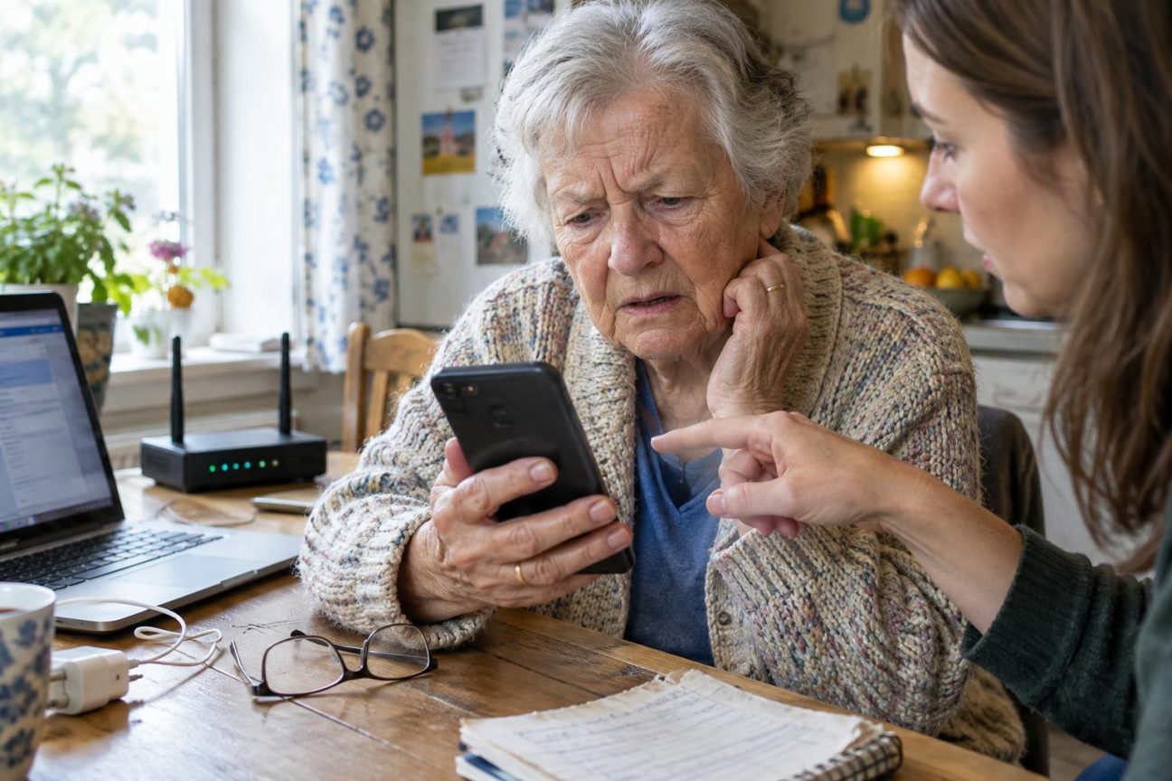 Les personnes âgées ont de plus en plus accès à Internet, mais peu savent utiliser la technologie