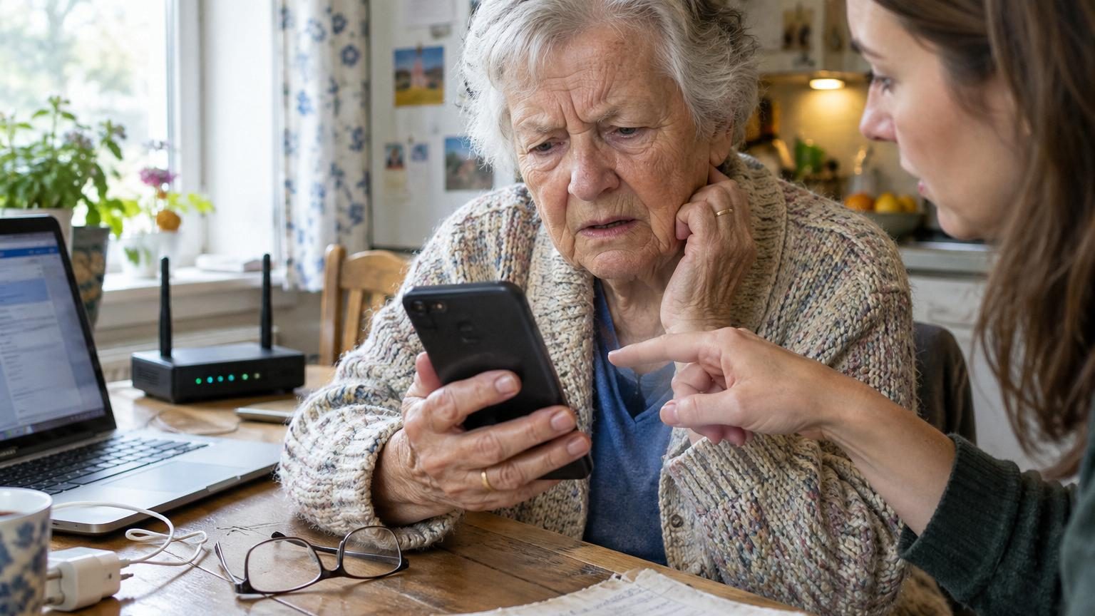 Les personnes âgées ont de plus en plus accès à Internet, mais peu savent utiliser la technologie