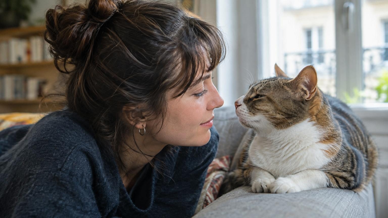Les scientifiques sont unanimes : pour communiquer avec votre chat, ce n&rsquo;est pas la voix qui compte mais vos yeux