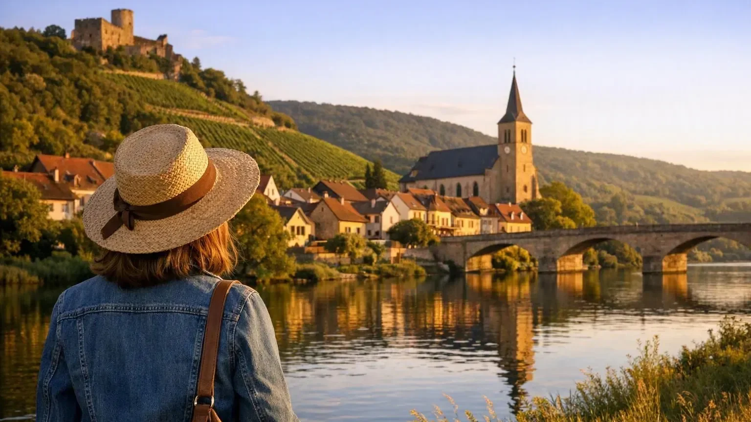 Calendrier mural affichant les mois de 2026 avec mise en évidence des dates des jours fériés mosellans : Vendredi saint et 26 décembre.