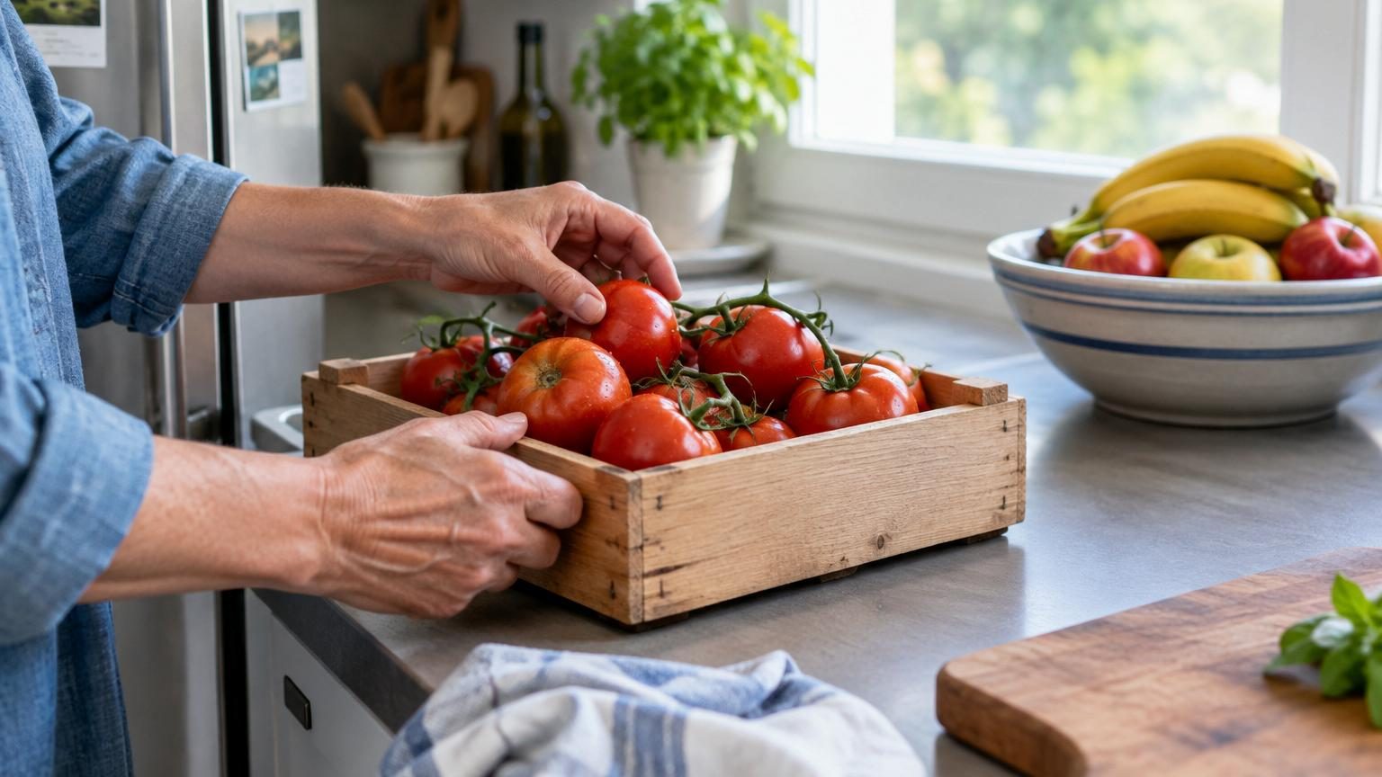 Ni au réfrigérateur ni dans la corbeille à fruits : l&rsquo;endroit où conserver les tomates pour garder leur goût