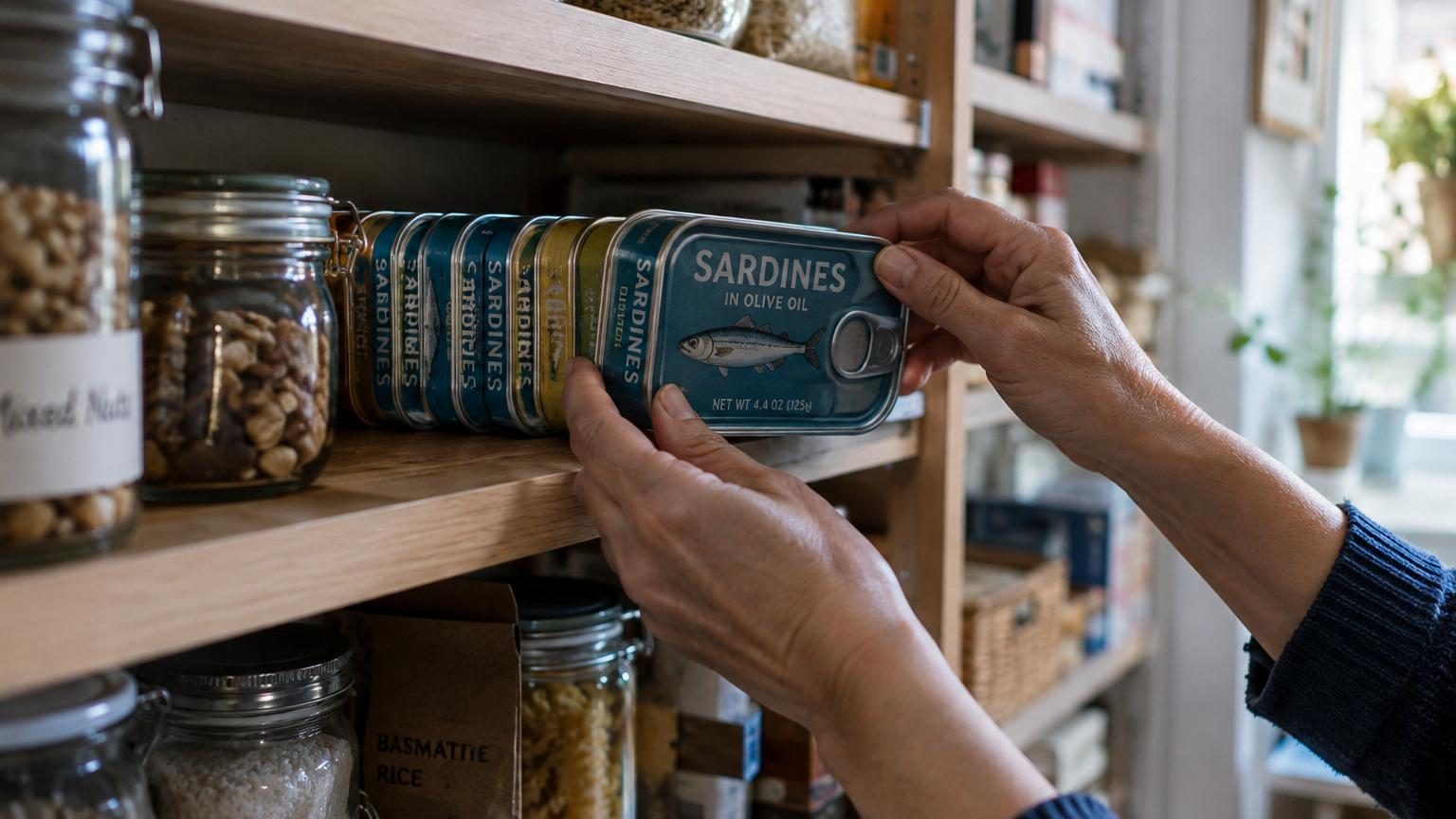 Ni près du four, ni sous l&rsquo;évier : voici le seul endroit où ranger vos boîtes de sardines pour qu&rsquo;elles restent savoureuses des années