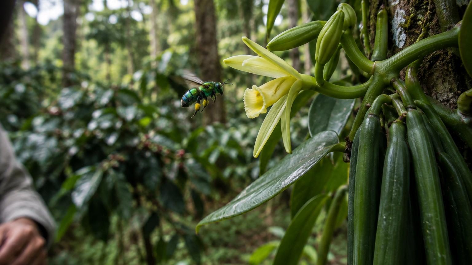 Pendant 300 ans, personne ne savait qui pollinisait la vanille au Mexique : un chercheur vient d&rsquo;identifier les abeilles responsables